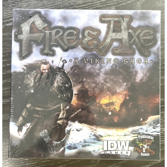 Fire and Axe A Viking Saga Pandasaurus IDW Games, New and Sealed - Picture 1 of 11